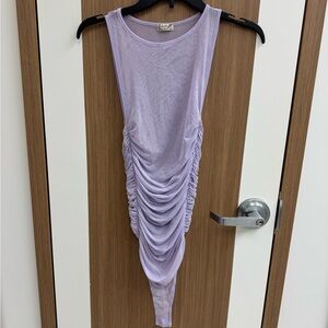 Free People Intimately‎ Lilac Ruched Bodysuit